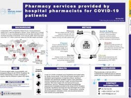 ePoster: Pharmacy services provided by hospital pharmacists for COVID-19 patients