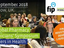 Participate in the 7th annual Global Pharmacy Technicians’ Symposium in Glasgow, UK